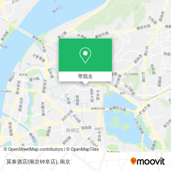莫泰酒店(南京钟阜店)地图