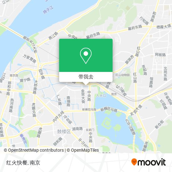 红火快餐地图