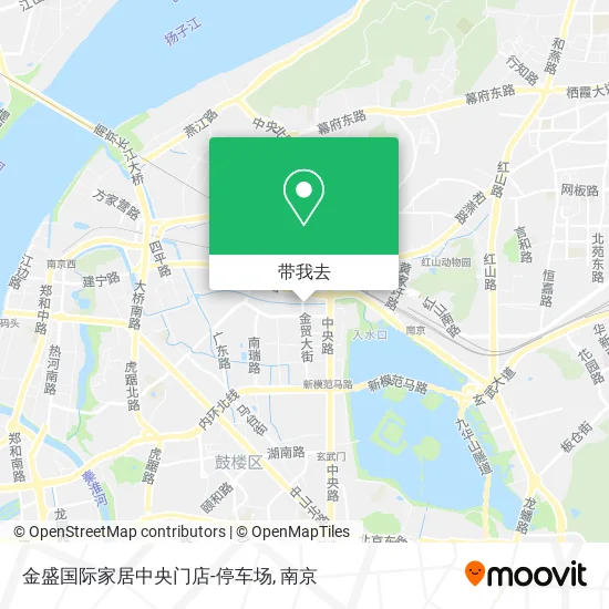 金盛国际家居中央门店-停车场地图