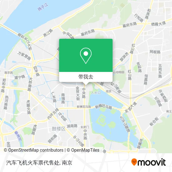 汽车飞机火车票代售处地图