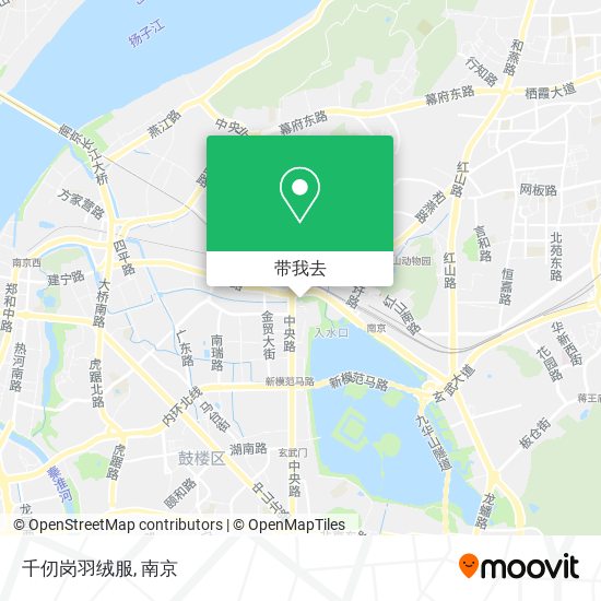 千仞岗羽绒服地图