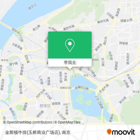 金斯顿牛排(玉桥商业广场店)地图