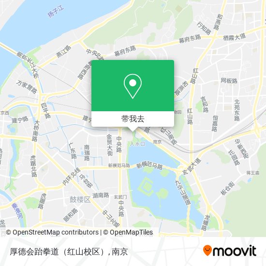 厚德会跆拳道（红山校区）地图