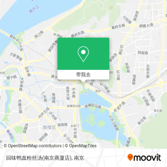 回味鸭血粉丝汤(南京商厦店)地图