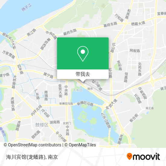 海川宾馆(龙蟠路)地图