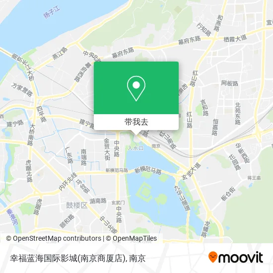 幸福蓝海国际影城(南京商厦店)地图