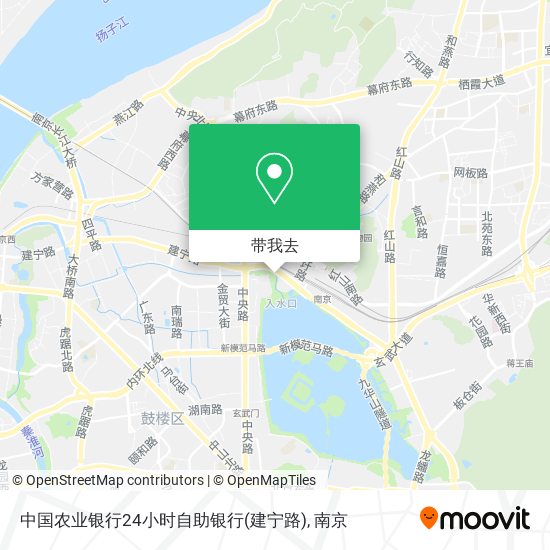 中国农业银行24小时自助银行(建宁路)地图