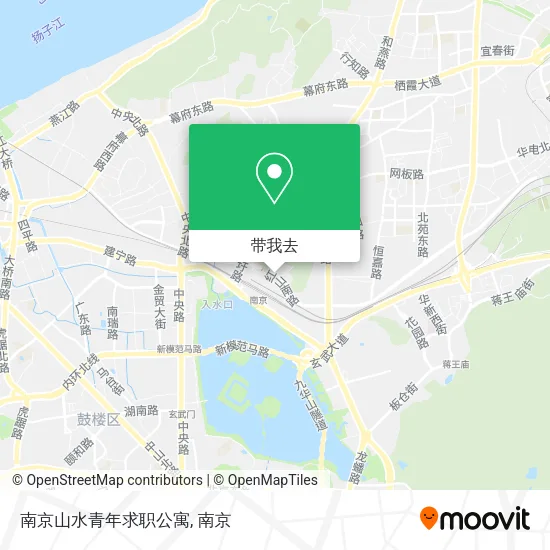 南京山水青年求职公寓地图