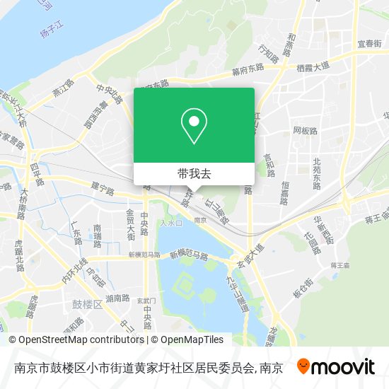 南京市鼓楼区小市街道黄家圩社区居民委员会地图