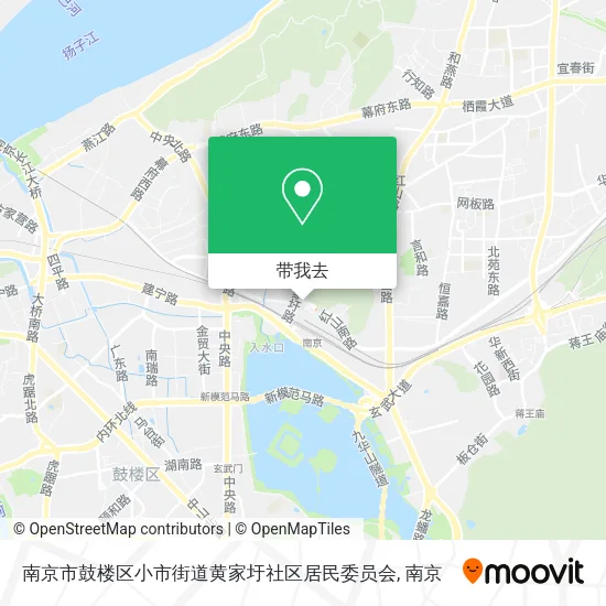 南京市鼓楼区小市街道黄家圩社区居民委员会地图