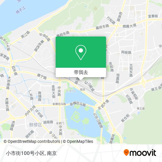小市街100号小区地图