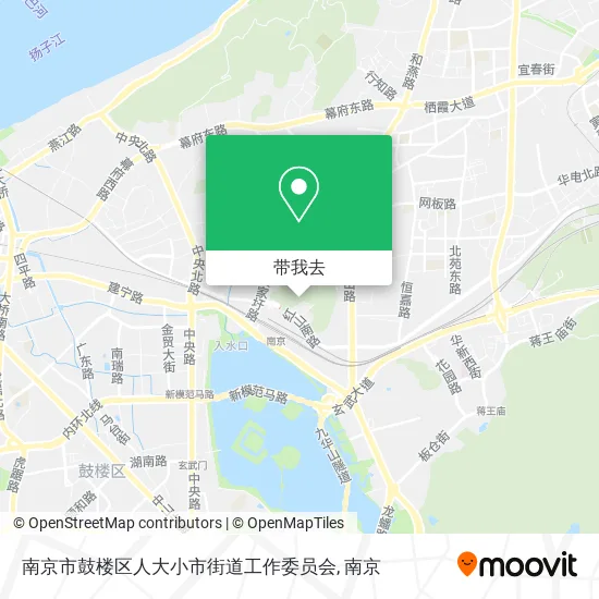 南京市鼓楼区人大小市街道工作委员会地图