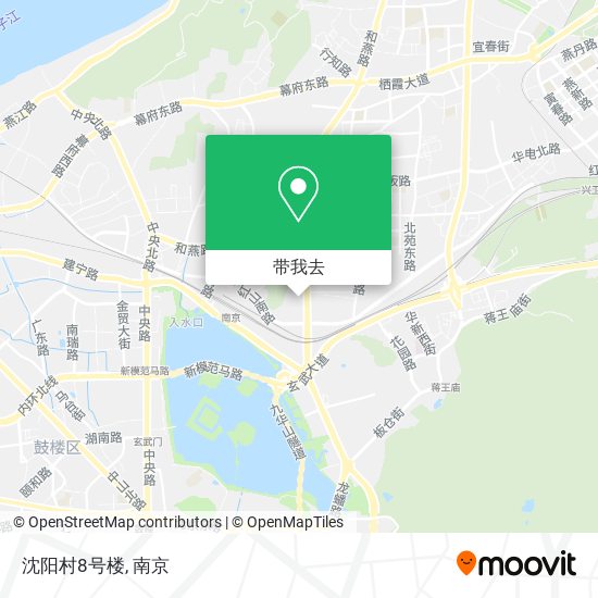 沈阳村8号楼地图