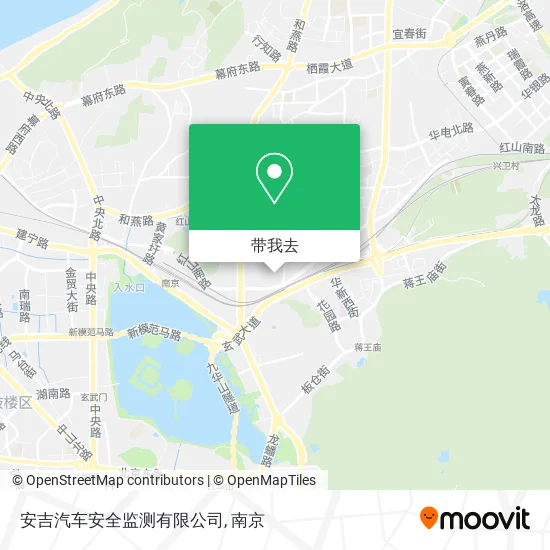 安吉汽车安全监测有限公司地图