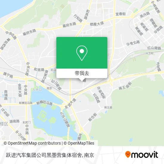 跃进汽车集团公司黑墨营集体宿舍地图