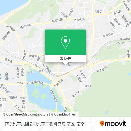 南京汽车集团公司汽车工程研究院-南区地图