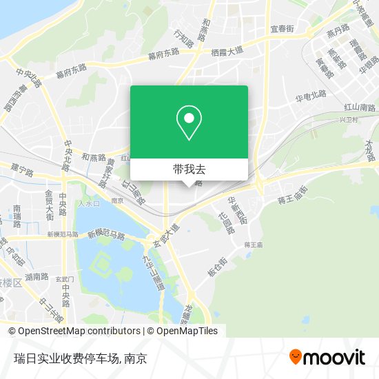 瑞日实业收费停车场地图