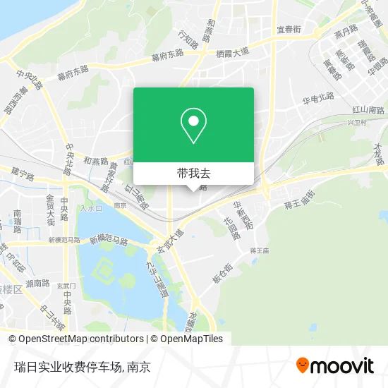 瑞日实业收费停车场地图