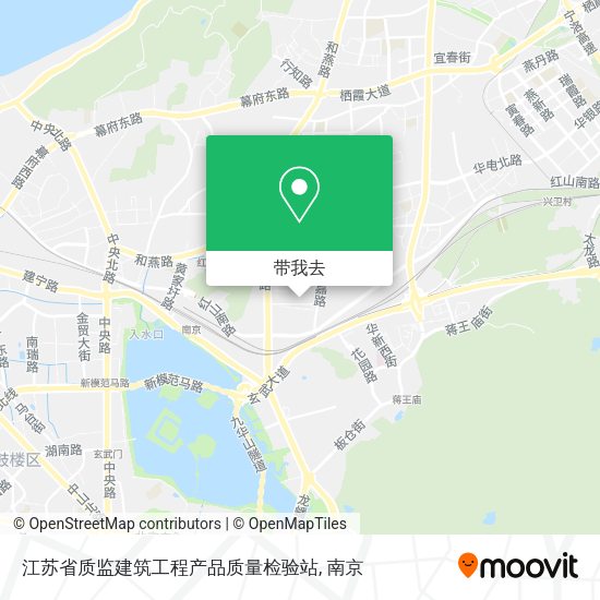 江苏省质监建筑工程产品质量检验站地图