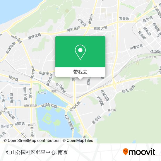 红山公园社区邻里中心地图