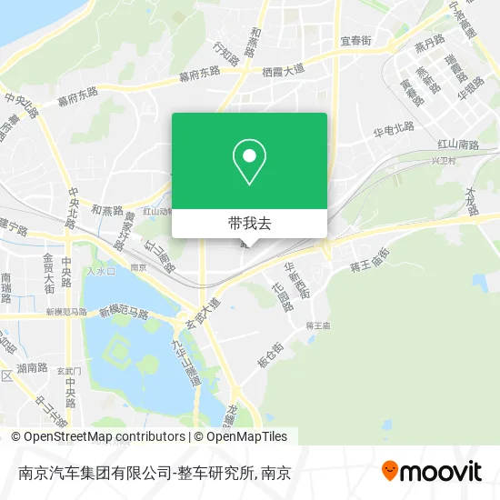 南京汽车集团有限公司-整车研究所地图