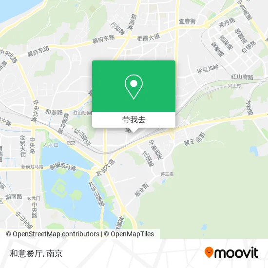 和意餐厅地图