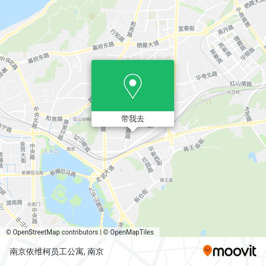 南京依维柯员工公寓地图