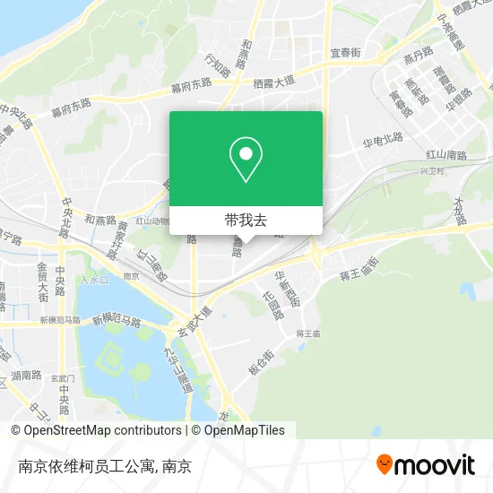 南京依维柯员工公寓地图
