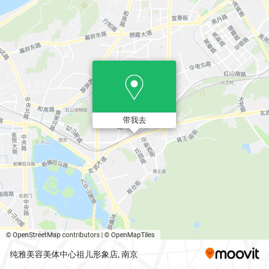 纯雅美容美体中心祖儿形象店地图
