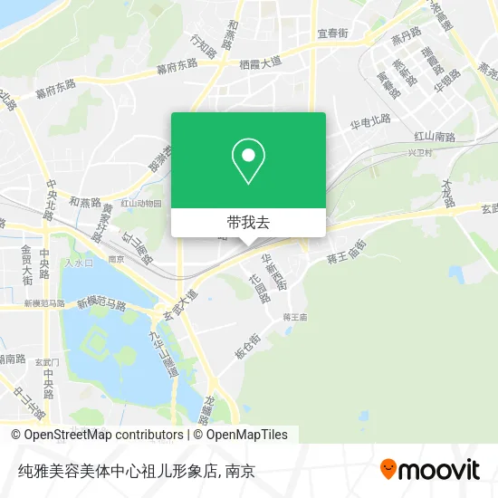 纯雅美容美体中心祖儿形象店地图