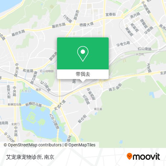 艾宠康宠物诊所地图
