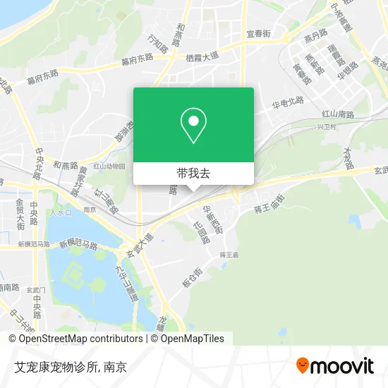 艾宠康宠物诊所地图