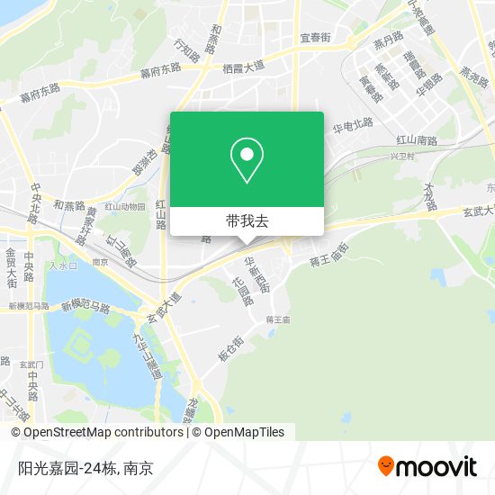 阳光嘉园-24栋地图