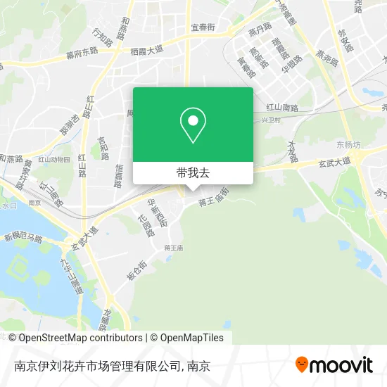 南京伊刘花卉市场管理有限公司地图