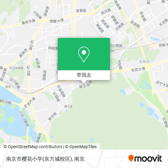 南京市樱花小学(东方城校区)地图