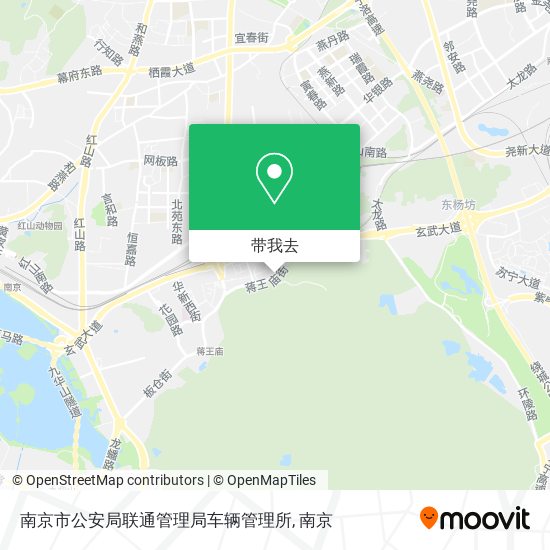南京市公安局联通管理局车辆管理所地图