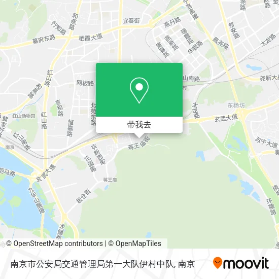南京市公安局交通管理局第一大队伊村中队地图
