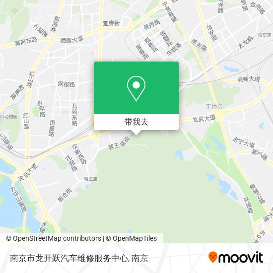 南京市龙开跃汽车维修服务中心地图