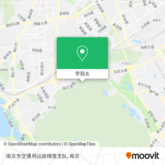 南京市交通局运政稽查支队地图