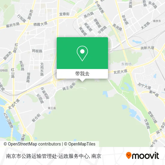 南京市公路运输管理处-运政服务中心地图