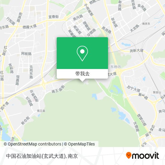 中国石油加油站(玄武大道)地图