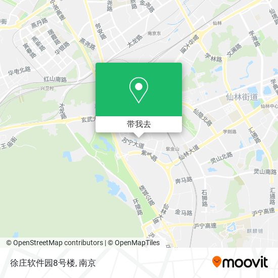 徐庄软件园8号楼地图