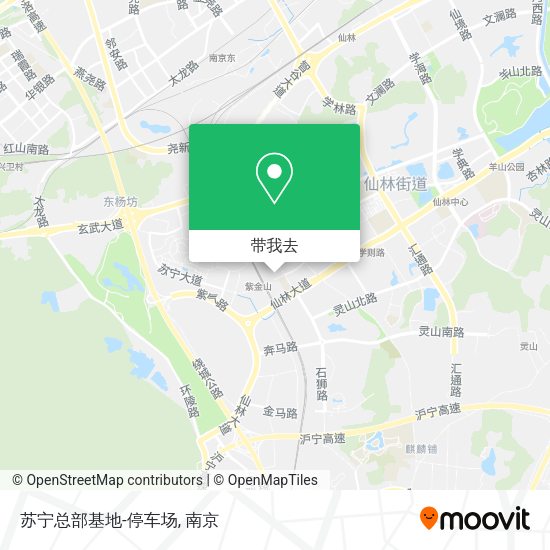 苏宁总部基地-停车场地图