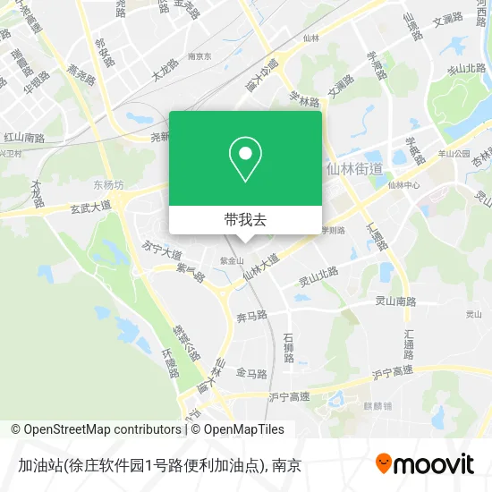 加油站(徐庄软件园1号路便利加油点)地图