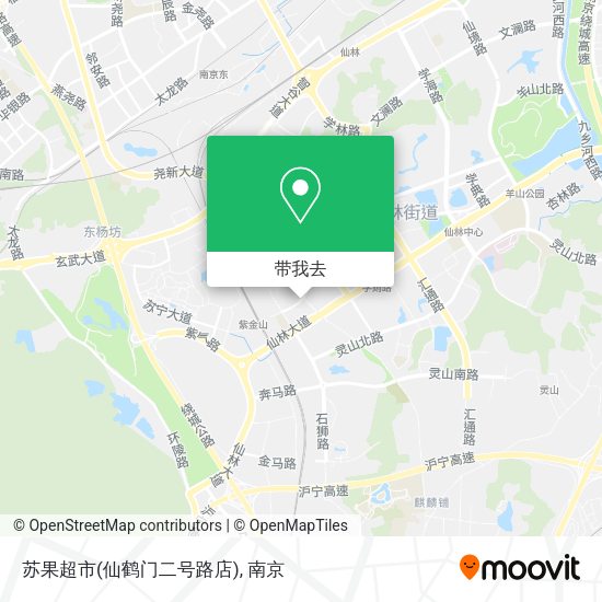 苏果超市(仙鹤门二号路店)地图