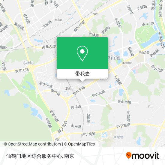 仙鹤门地区综合服务中心地图