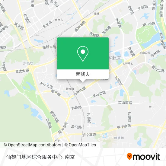 仙鹤门地区综合服务中心地图