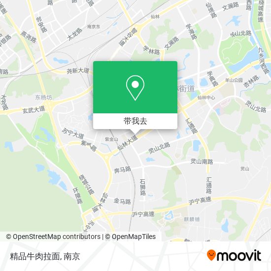 精品牛肉拉面地图