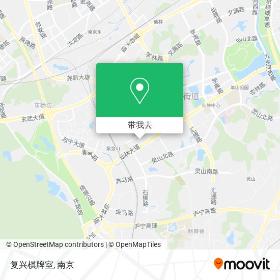 复兴棋牌室地图