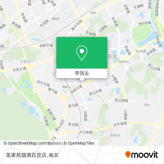 茗家苑烟酒百货店地图